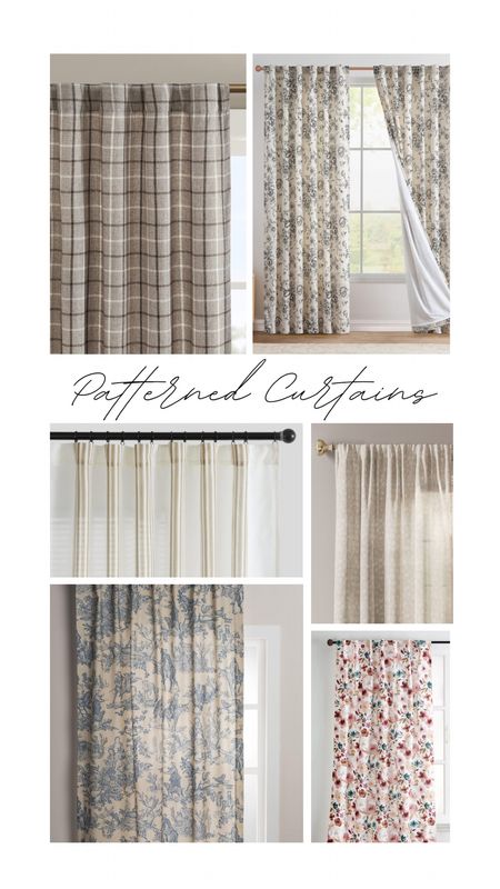 Add height, texture and pattern to a space through patterned curtains!

#LTKhome