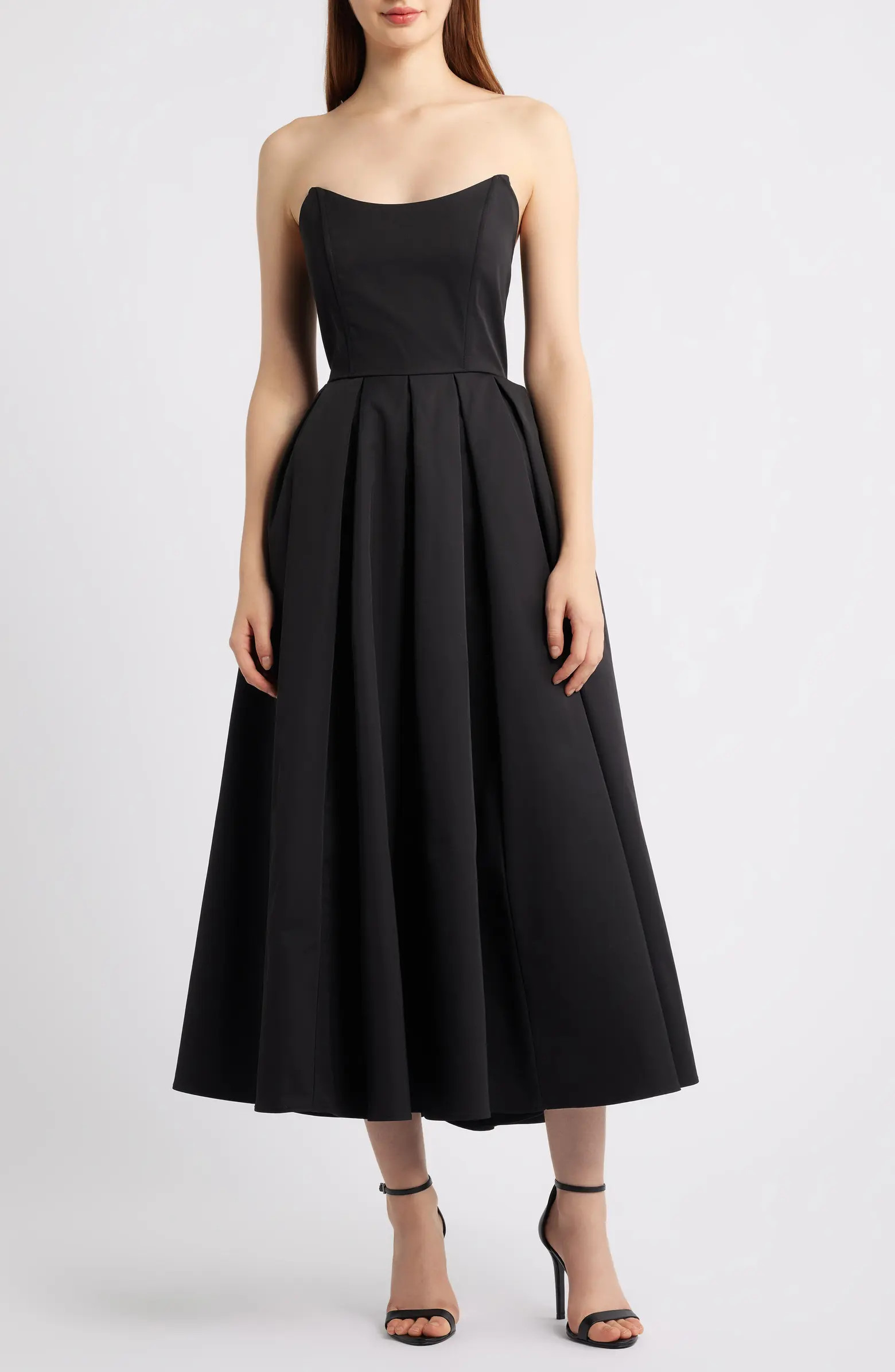 FREEMARKET Strapless A-Line Dress | Nordstrom | Nordstrom