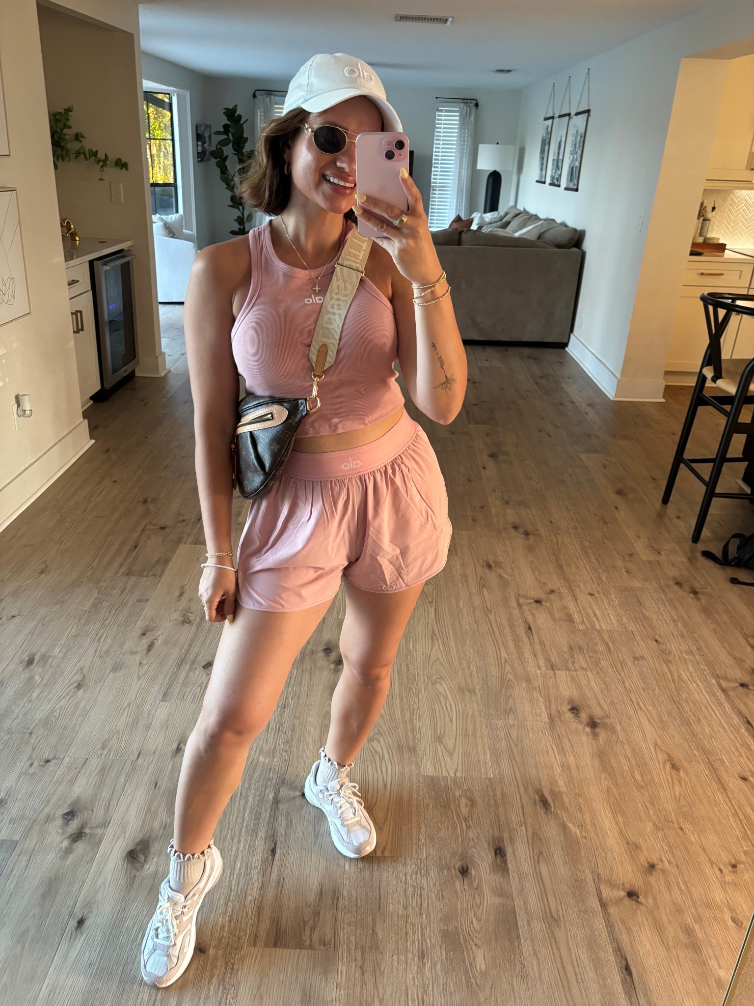New alo bubble gum pink arrivals
Sports mom outfit 

Casual weekend outfit 
Travel outfit
@Alo Yoga 

#LTKActive #LTKTravel #LTKootd