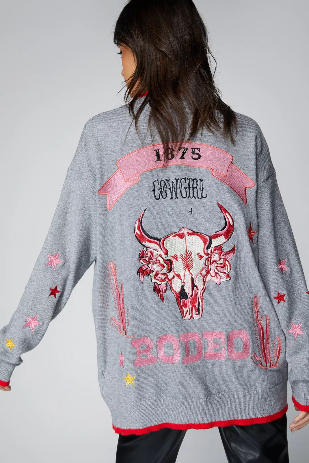 Cowgirl Rodeo Embroidered Cardigan | Nasty Gal US