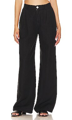 High Waisted Trouser in Black | Revolve Clothing (Global)