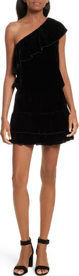 Kolda B One-Shoulder Velvet Dress | Nordstrom