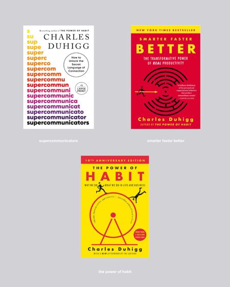 Books by Charles Duhigg to better your life and relationships