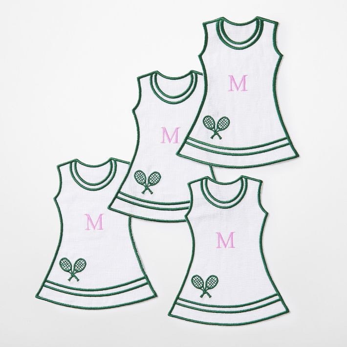 Sports Icon Cocktail Napkins, Set of 4 | Mark and Graham