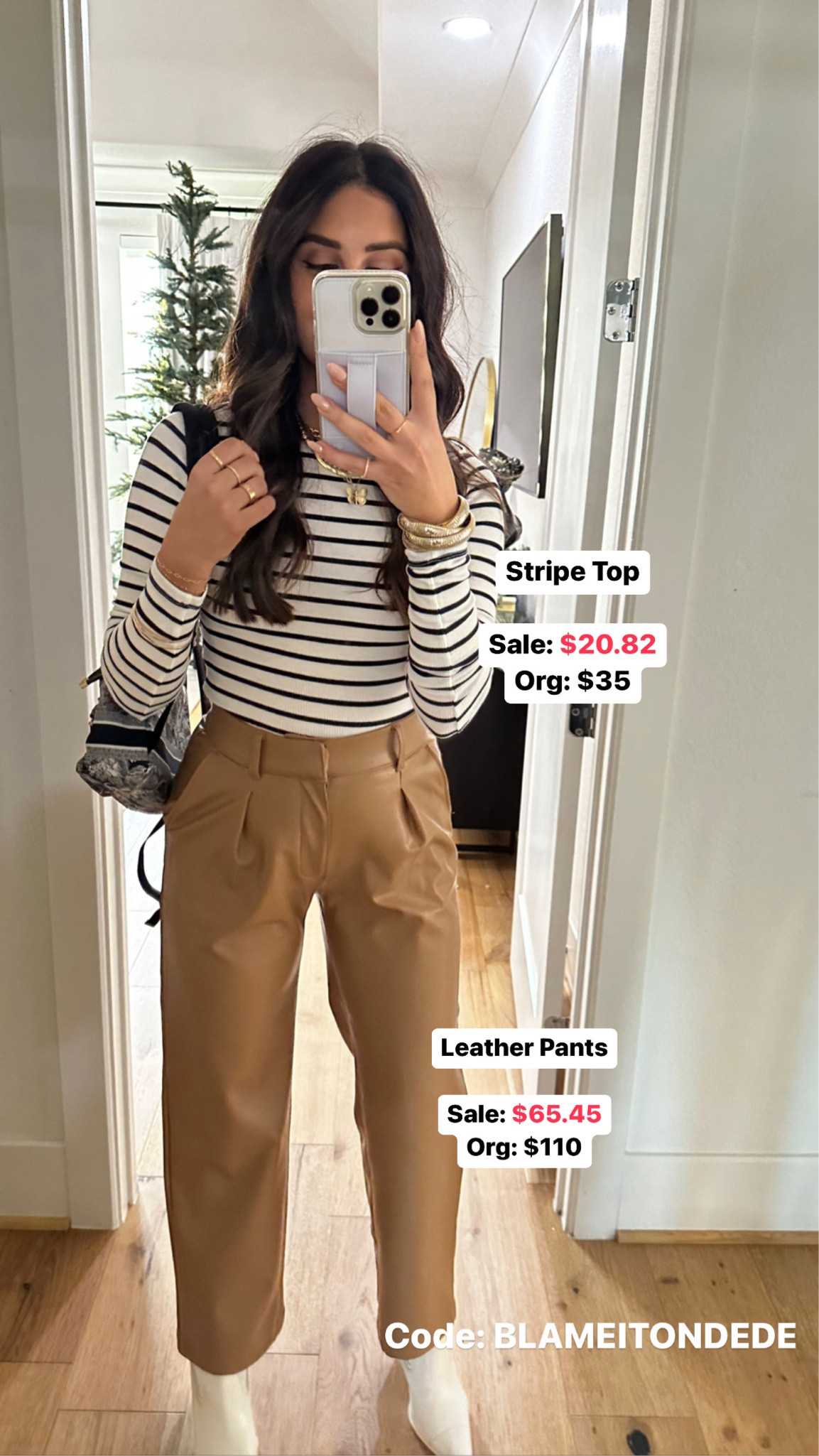 This striped shirt is SUCH a great price! Great by itself or layered. 


Top: small
Pants: 27

Use code BLAMEITONDEDE for an extra 15% off!

#LTKstyletip #LTKHoliday #LTKsalealert