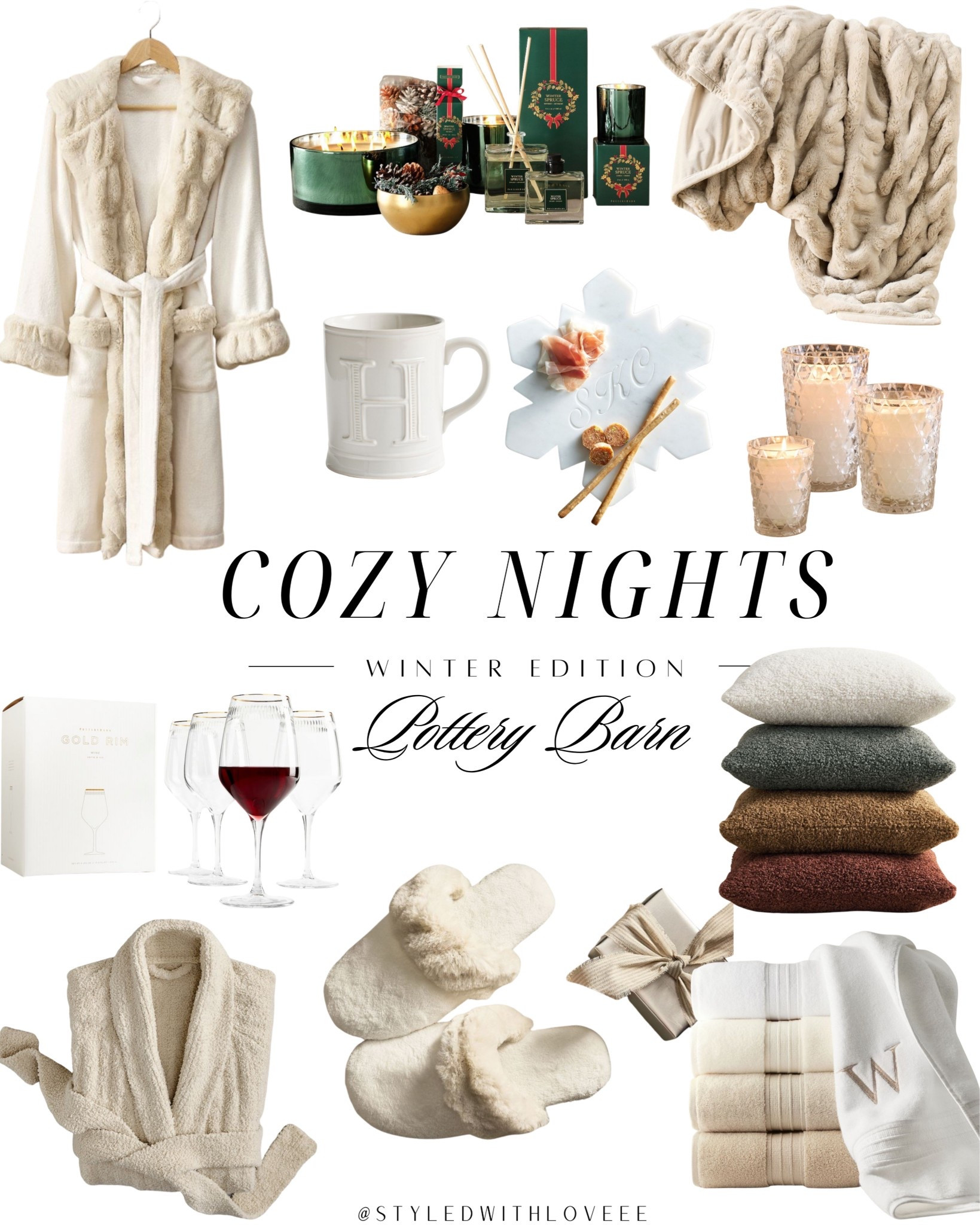 Pottery Barn Cozy Nights = pure winter luxury 🤍✨
Plush robes, dreamy throws, elevated candles, and all the hotel-at-home vibes for the coziest nights in.

✨ Shop my Pottery Barn cozy night picks on LTK
👉 Tap to shop and turn every night into a warm, luxe retreat 🕯️🛒 

 #LTKHoliday #LTKSeasonal #LTKHome