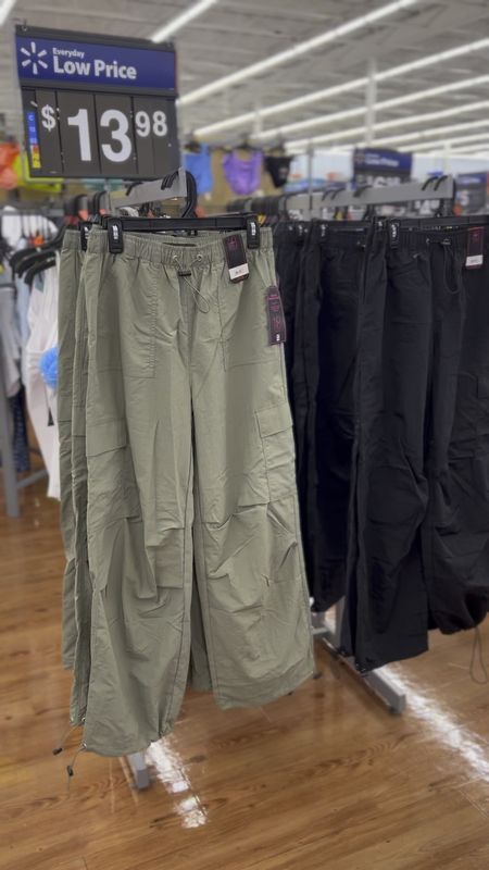 Walmart parachute pants just $13.98, five colors online 

#LTKfindsunder100 #LTKstyletip #LTKfindsunder50