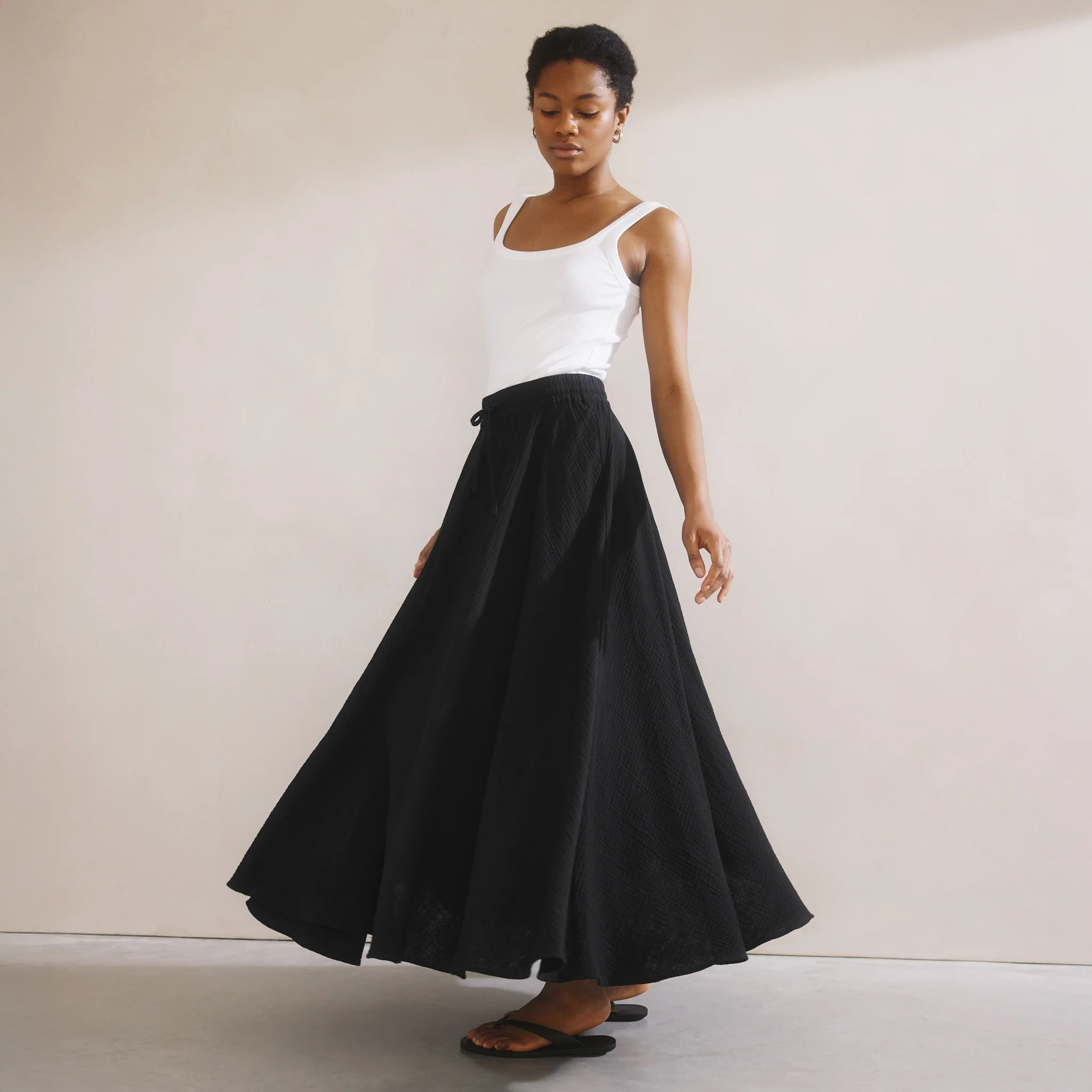 Cheesecloth Maxi Skirt | Albaray