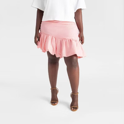 KBB by KAHLANA Women's 'The Blouson Mini Skirt' - Pink 18 | Target