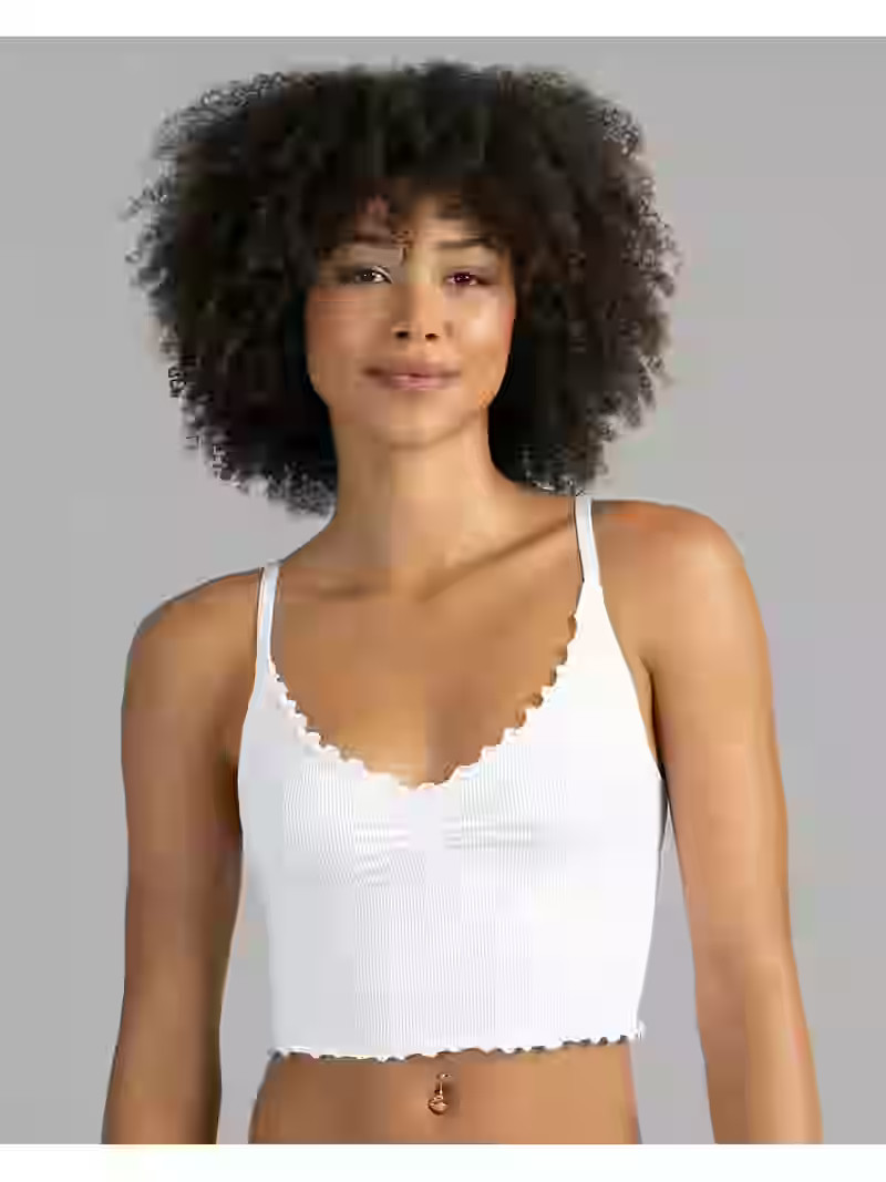 No Boundaries Women's Ruffle Cami, Size XS-3XL | Walmart (US)