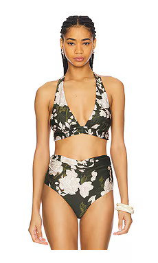 Agua by Agua Bendita Marimar Bikini Top in Gardenia from Revolve.com | Revolve Clothing (Global)