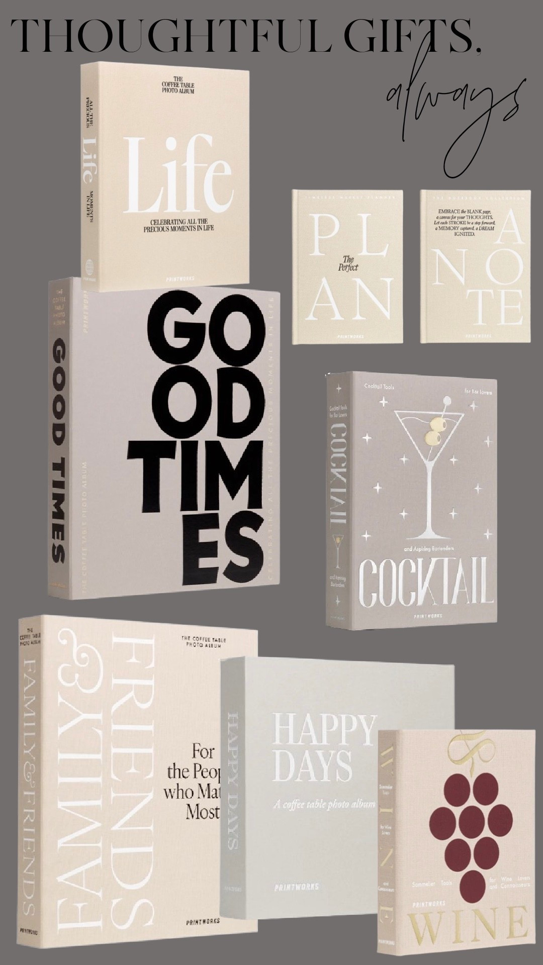 Thoughtful gifts, always.
These are my go-to coffee table books and hostess-style gifts — perfect for the person who loves meaningful details, cozy nights, and making memories. Timeless, beautiful, and the kind of gifts that actually get used (or proudly displayed). 🤍

#LTKGiftGuide #LTKFindsUnder100 #LTKHome