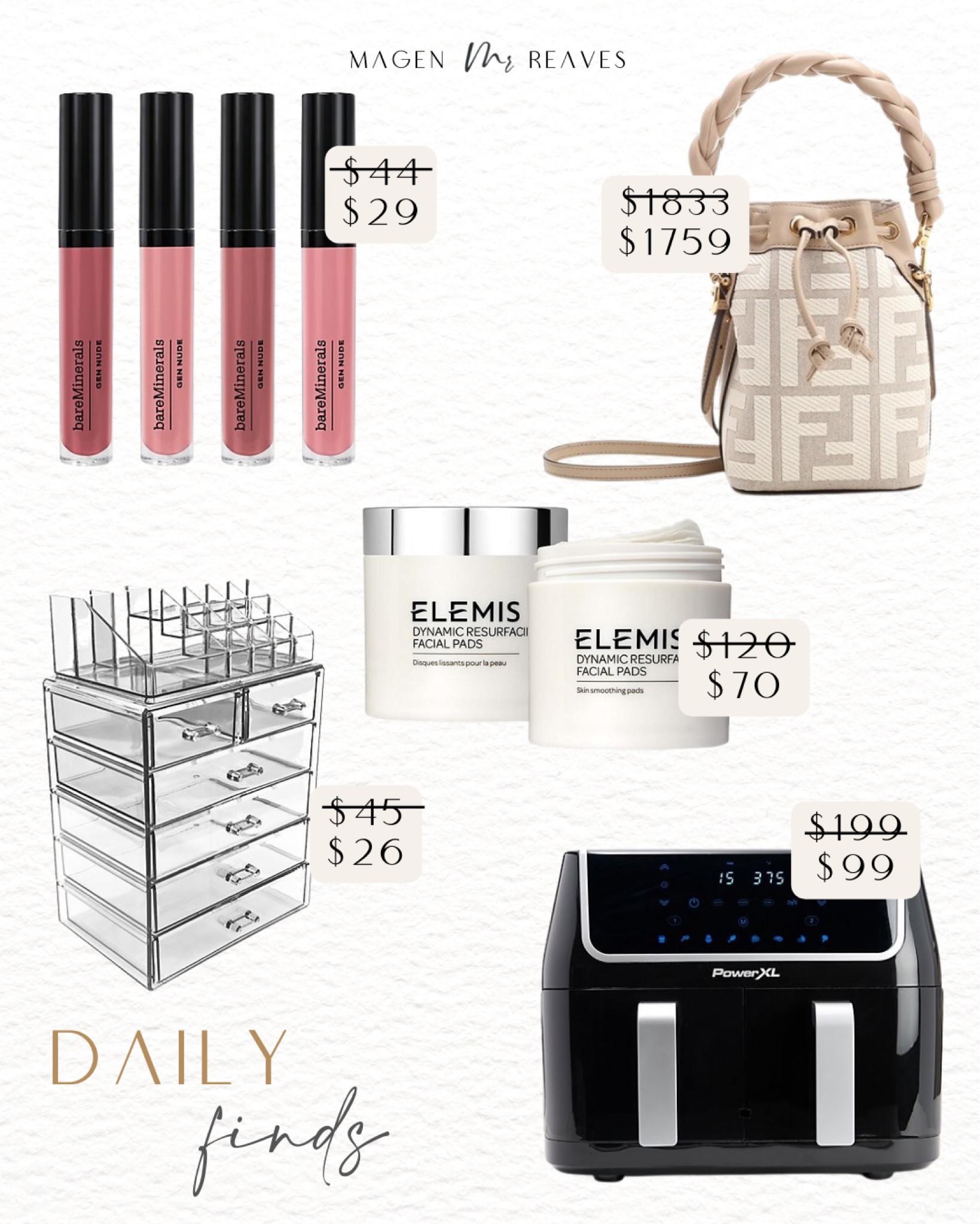 Daily deals elemis sale makeup organizer jewelry organizer fendi bag sale fendi sale

#LTKsalealert #LTKunder100 #LTKunder50