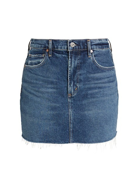 Citizens of Humanity Beatnik Stretch Denim Miniskirt | Saks Fifth Avenue