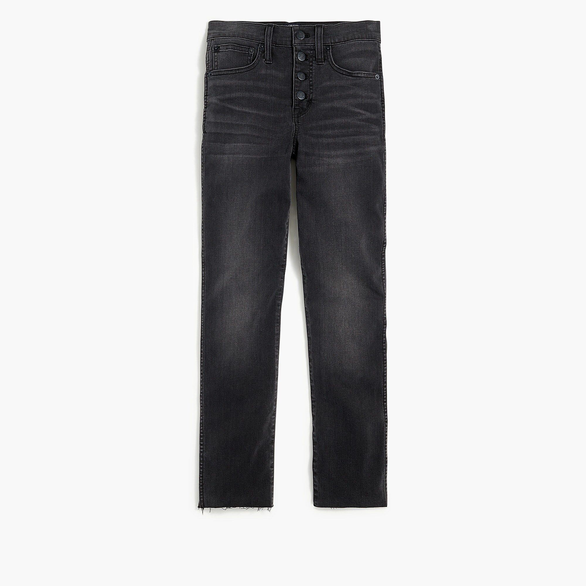 Vintage straight jean with cut hem in asphalt wash | J.Crew Factory