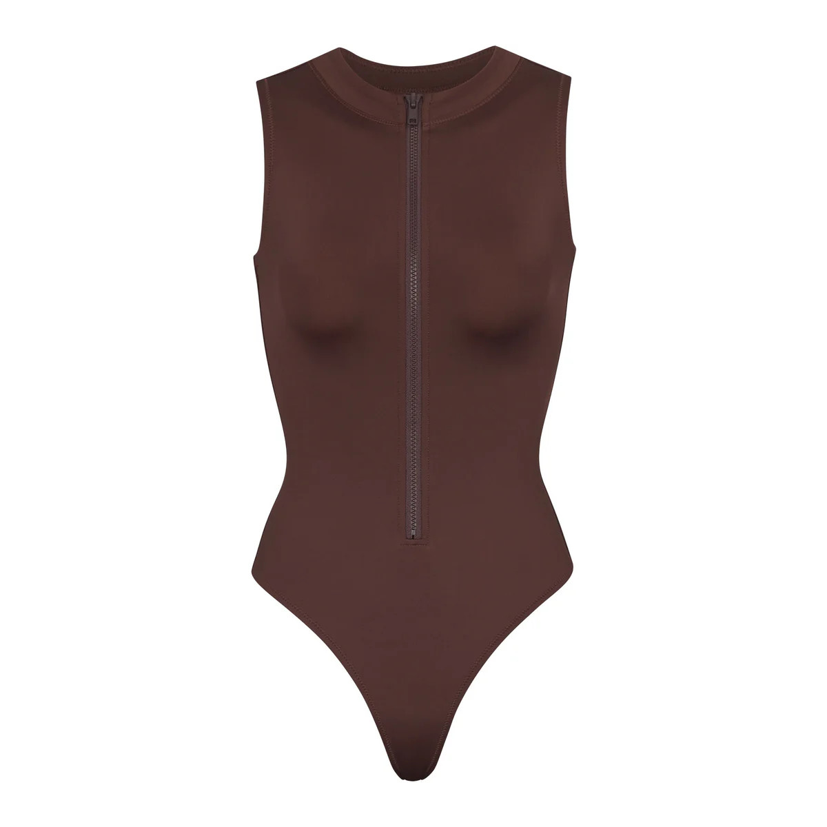 ZIP FRONT SLEEVELESS ONE PIECE | SKIMS (US)