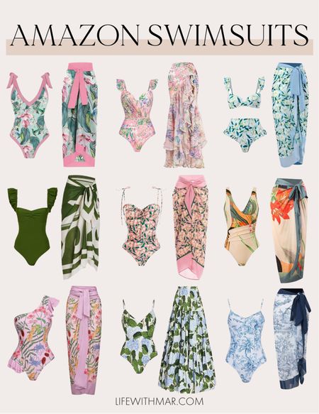 Amazon Swimsuits | Resort Wear | Swimsuits with Skirts | Bikinis | One Piece Swimsuit | Coverup | Beach Vacation | Vacation Outfit | Pool Outfits 

#LTKstyletip #LTKfindsunder100 #LTKfindsunder50