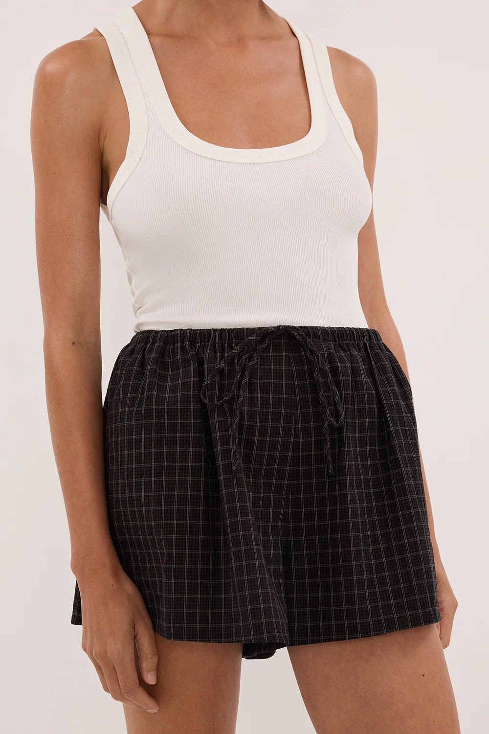 TOVA INK CHECK SHORT | DISSH