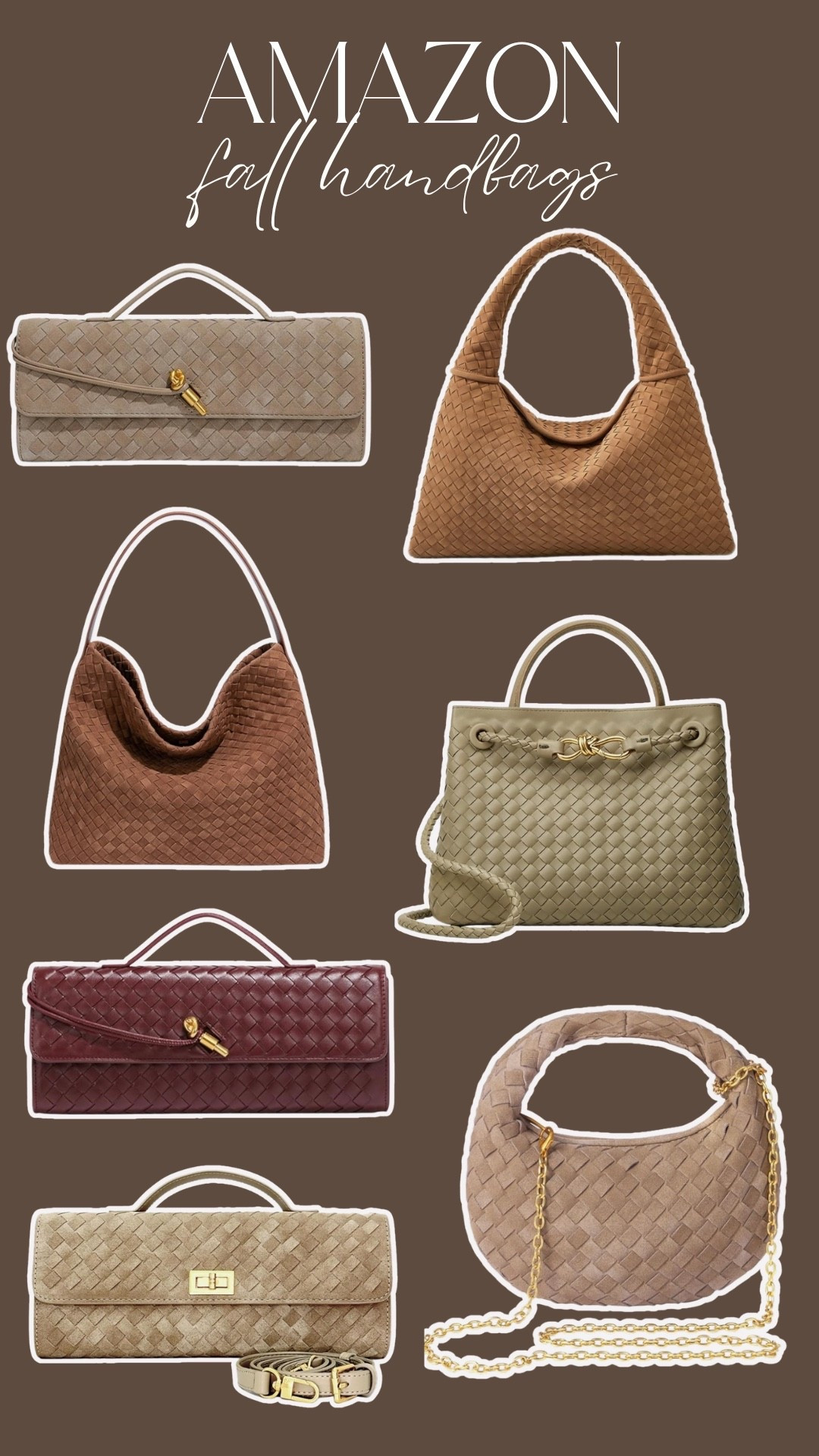 Amazon fall handbags 

#LTKStyleTip #LTKSeasonal #LTKItBag