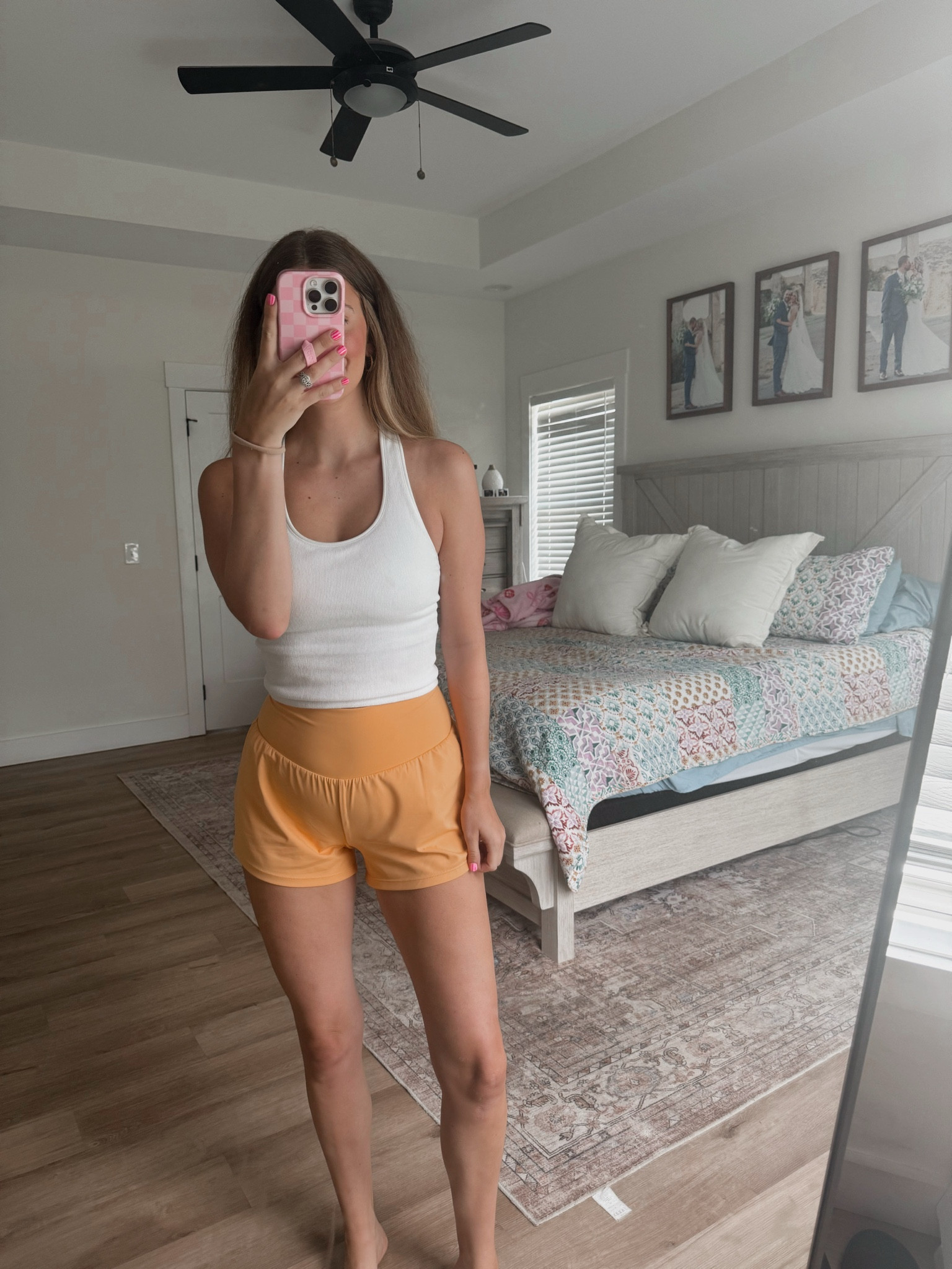 my fav casual outfit to wear! I have these tanks in every color! Wear king size M in the top but would prefer a S. Shorts are a S! 

#LTKStyleTip #LTKSaleAlert #LTKFindsUnder50