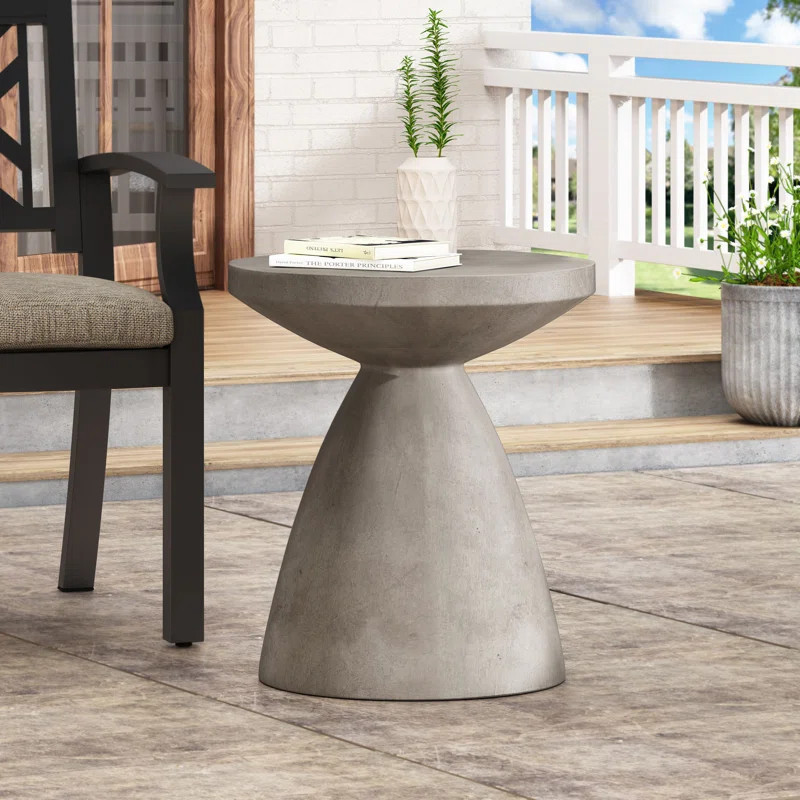 Sayle Concrete Outdoor Side Table | Wayfair North America