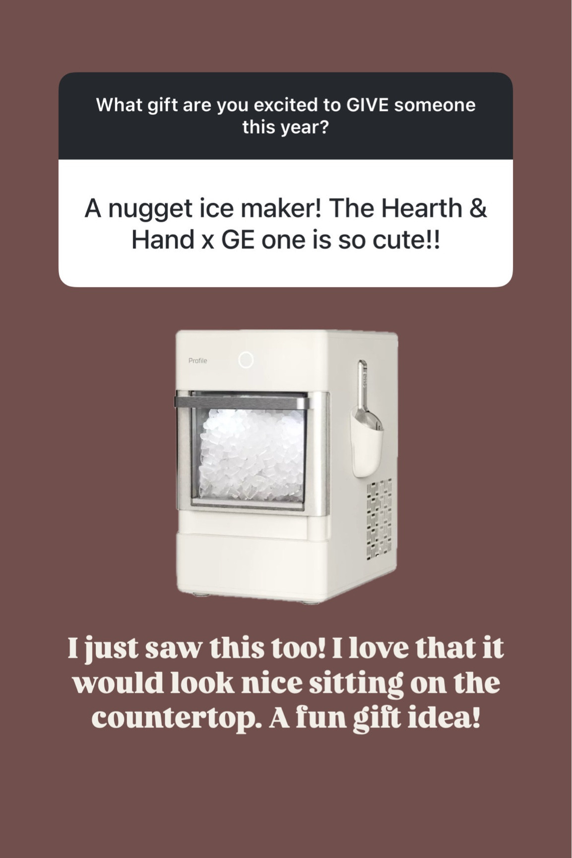 This ice maker is so pretty and currently on sale! 



Loverly grey, gift for her, gifts for him, kitchen tools 

#LTKGiftGuide #LTKHoliday