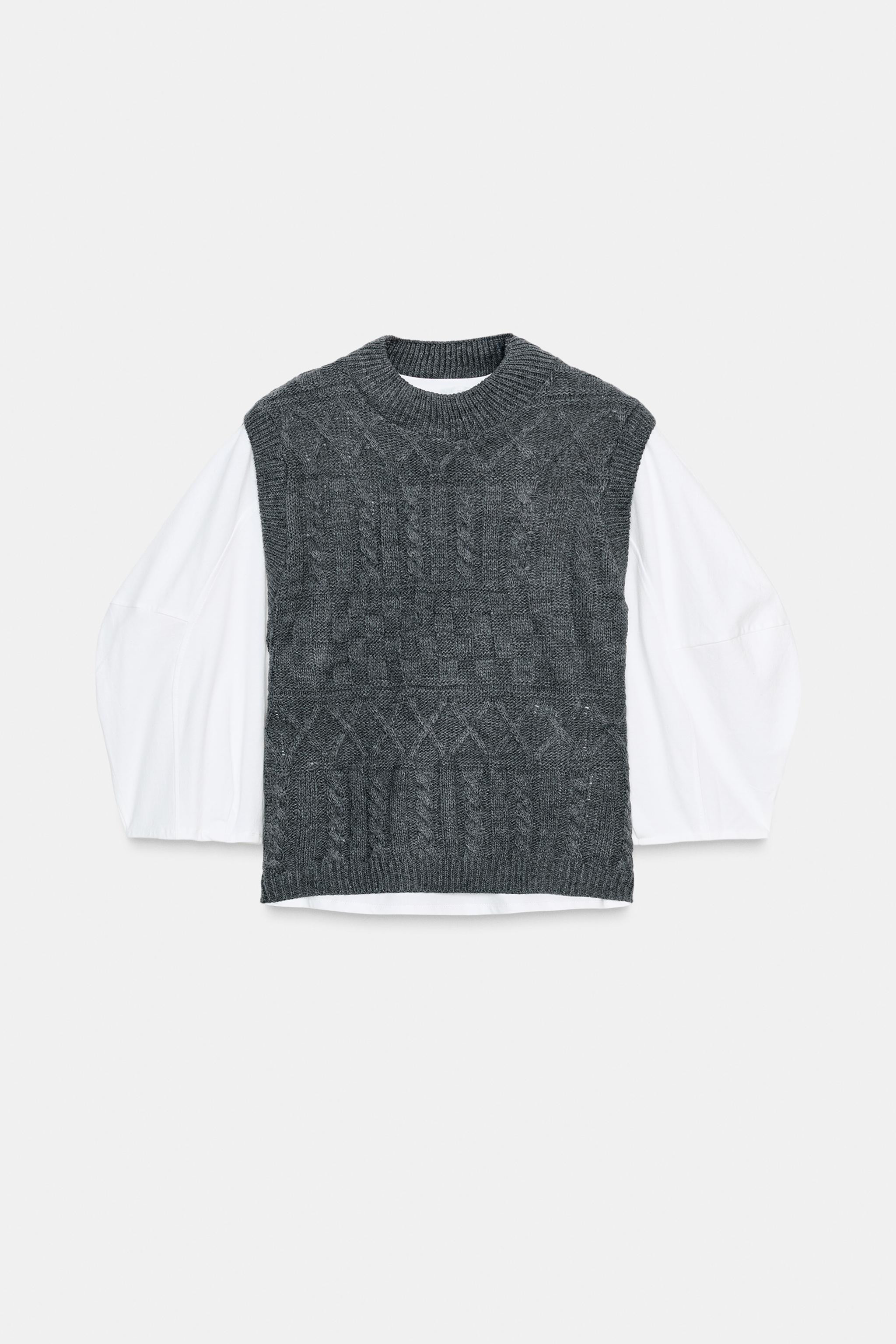 COMBINATION VEST T-SHIRT | Zara US