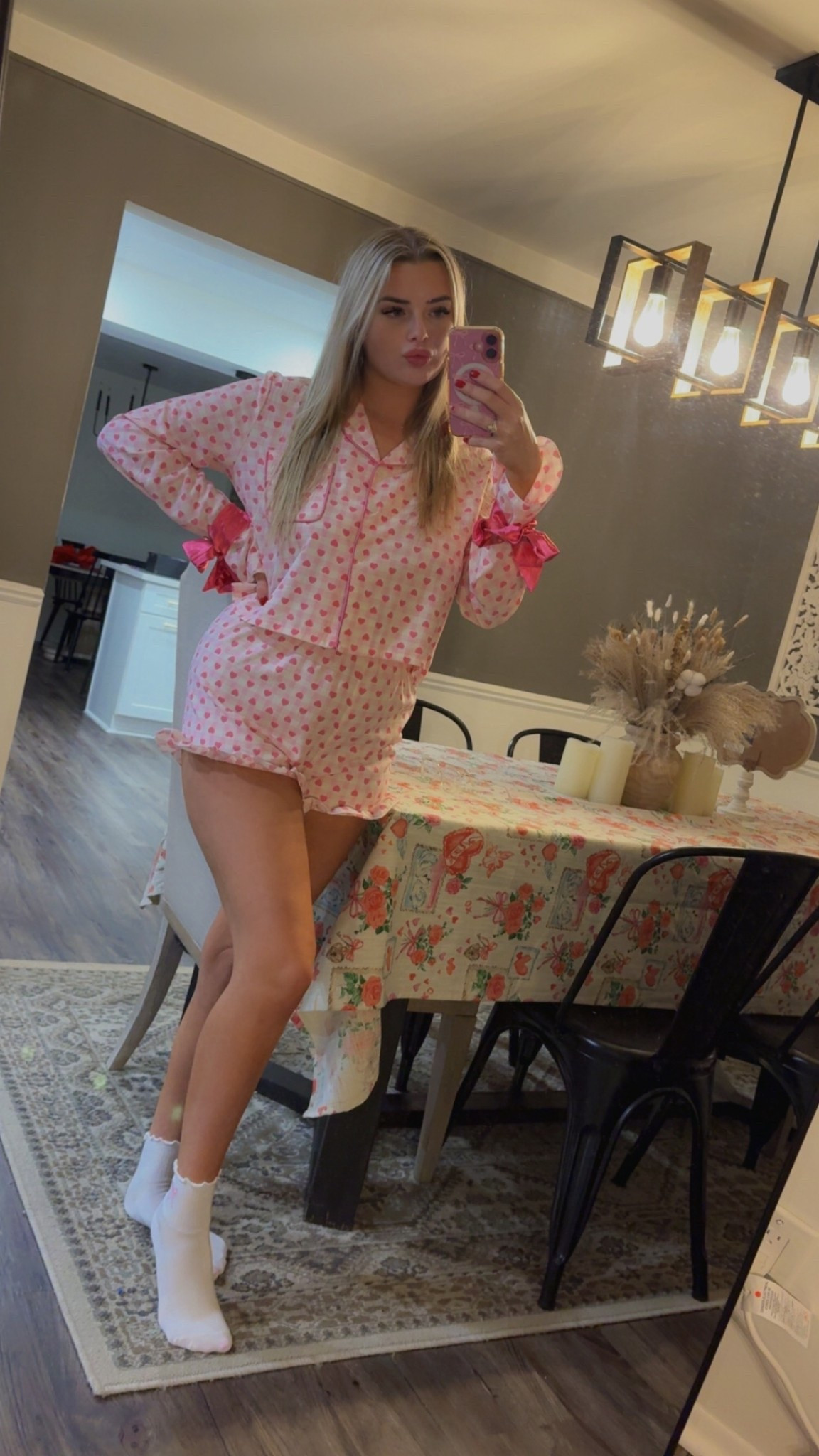 If it’s pink + comfy, I’m wearing it 💗
Obsessed with this pajama set — perfect for slow mornings, coffee at home, and pretending I don’t have responsibilities. Linked it because you need it too 🎀

#LTKmomlife #LTKMidsize #LTKValentine