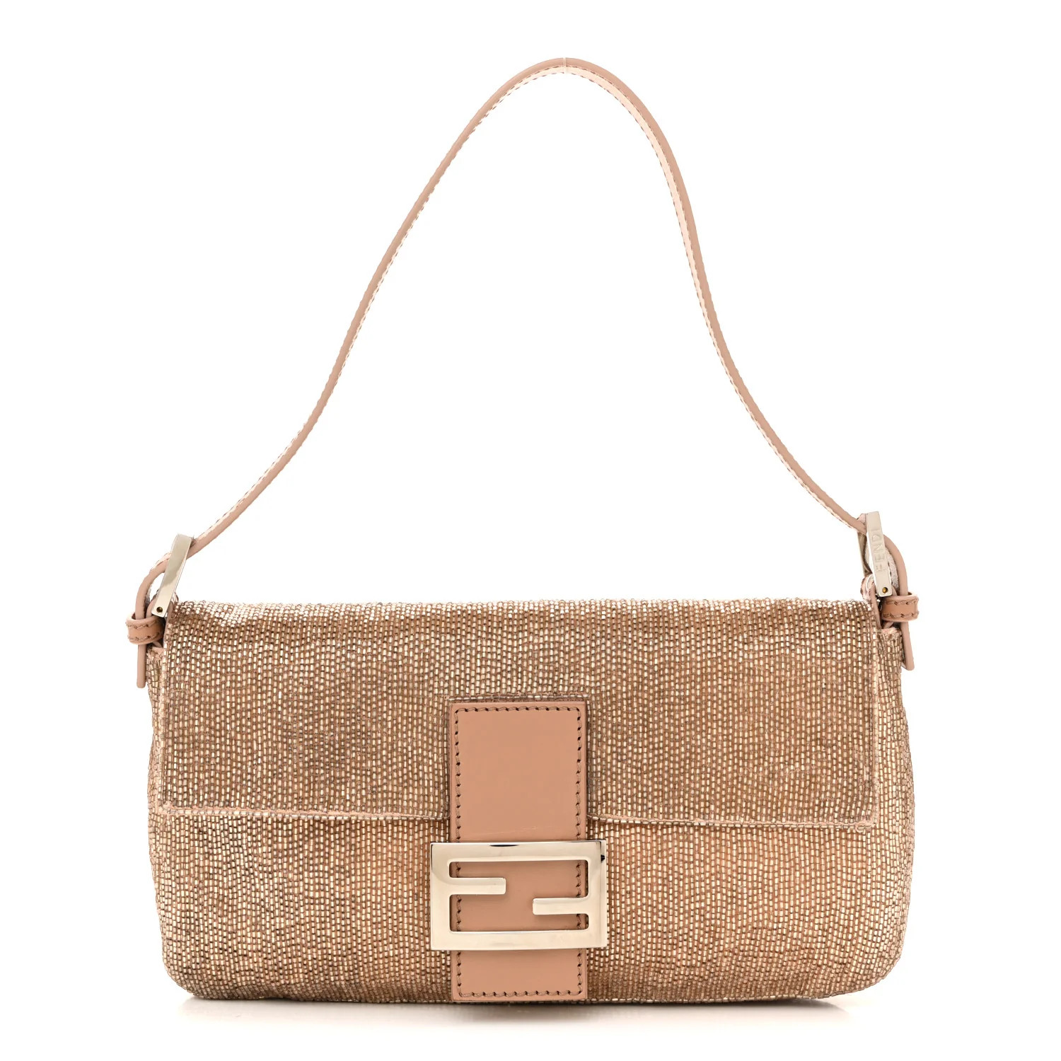 Beaded Baguette Beige | FASHIONPHILE (US)