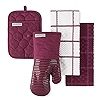 KITCHENAID Quilted Cotton Terry Cloth Oven Mitt, Pot Holder, Kitchen Towel 4-Pack Set, Heat Resis... | Amazon (US)