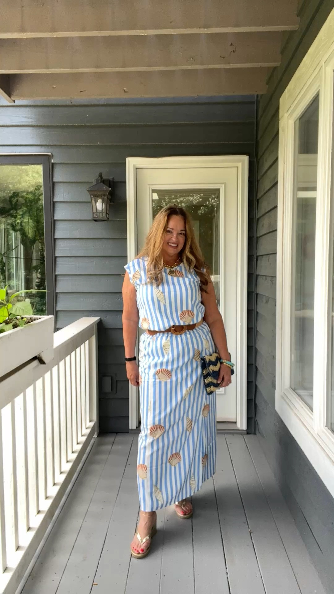 Summer resort ready. Two piece set with stripes and sea shells. So summer coded and perfect for travel.

#LTKTravel #LTKSeasonal #LTKgrwm