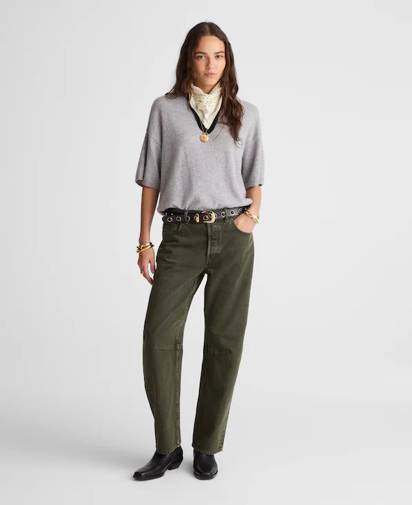 The Darted Barrel-Leg Jean | Madewell | Madewell