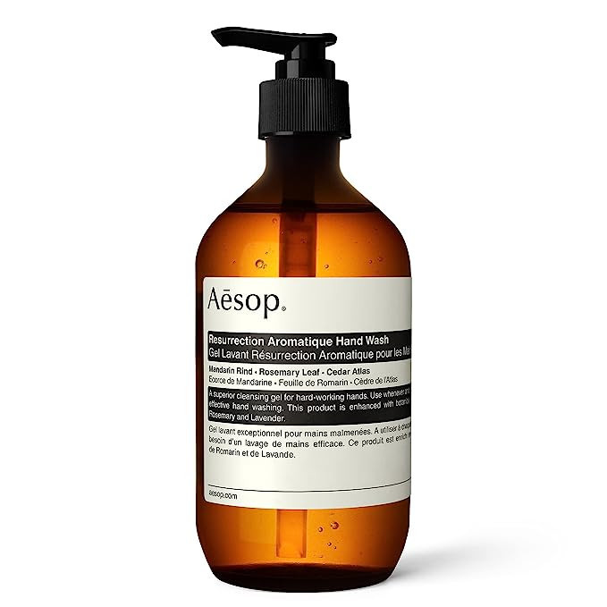 Aesop Resurrection Aromatique Hand Wash | 500mL/16.9 oz | Paraben, Cruelty-free & Vegan | Amazon (US)