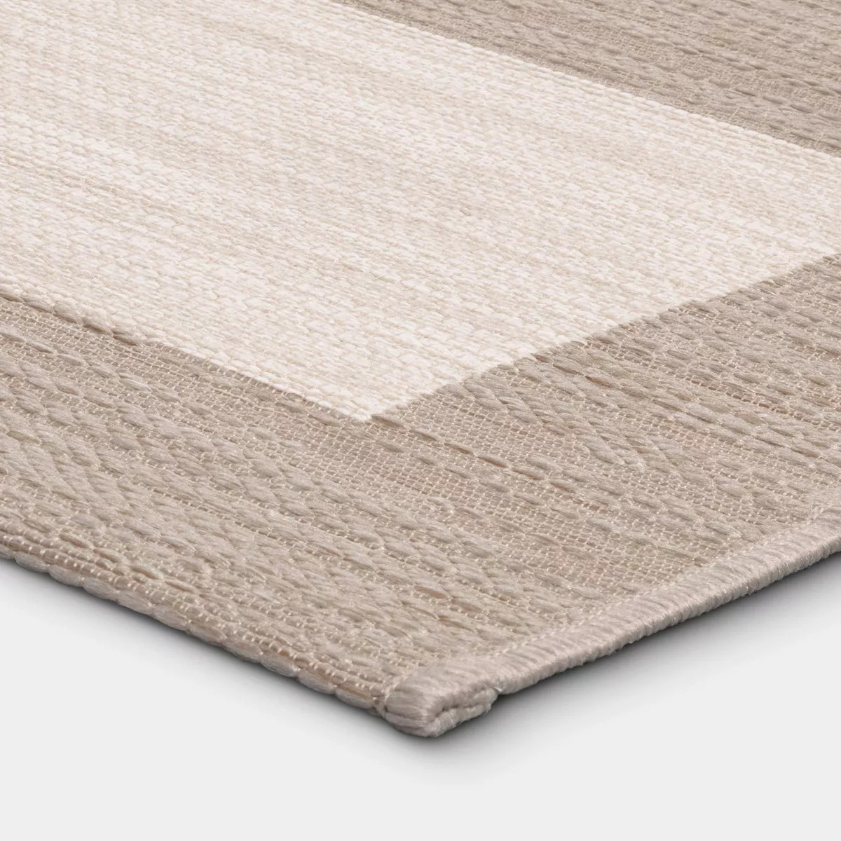 7'x10' Tonal Rectangular Woven outdoor Area Rug Khaki - Threshold\u2122 | Target
