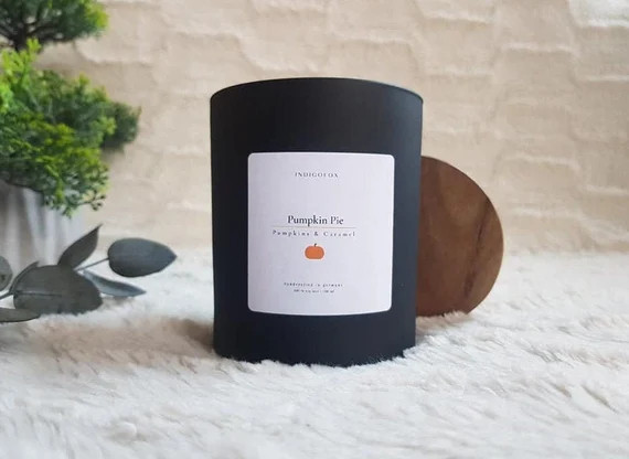 Pumpkin Pie  Wooden Lid  Luxury Candle  Sojawachs Duftkerze | Etsy | Etsy (DACH)