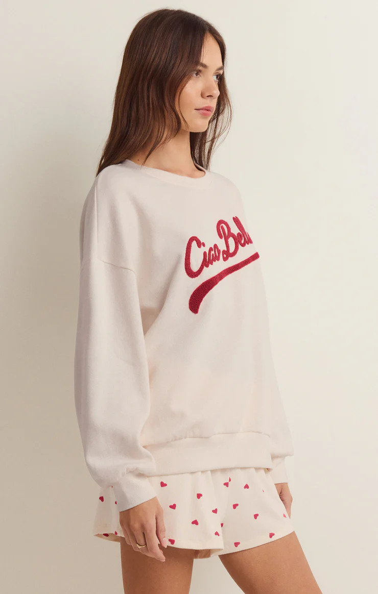 Ciao Bella Crew Sweatshirt | Z Supply