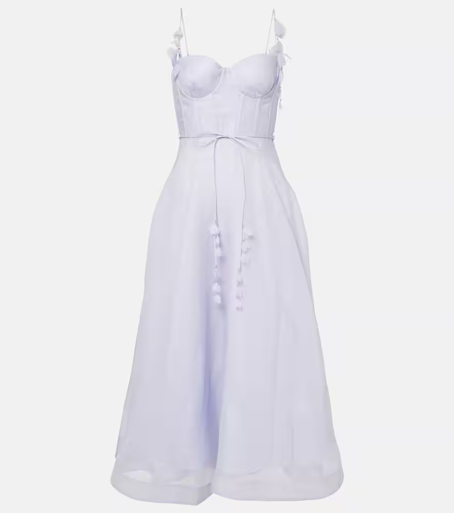 Zimmermann Natura linen and silk corset dress | Mytheresa (US/CA)