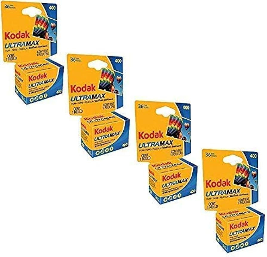 4X Kodak UltraMax 400 Speed 35mm 36 Exposures Film | Amazon (US)