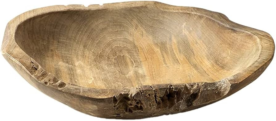 Serene Spaces Living 11 1/2in Teak Bowl | Amazon (US)