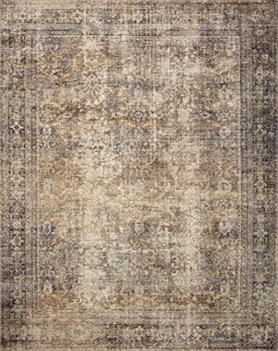 Amber Lewis x Loloi Morgan Collection MOG-01 Sunset / Ink, Traditional 7'-3" x 9'-3" Area Rug feat.  | Amazon (US)