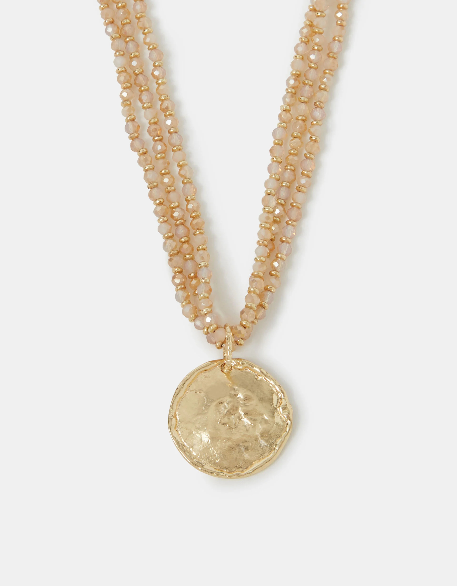 Beaded Multi-Strand Pendant Necklace | Accessorize (Global)