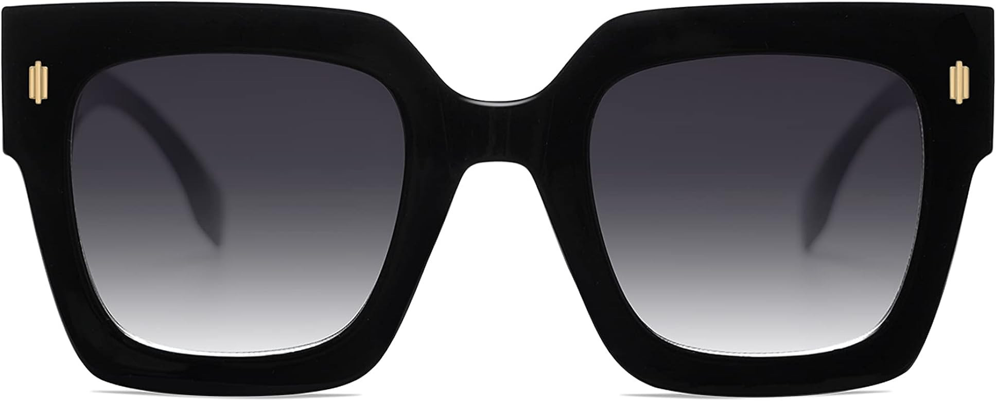 SOJOS Vintage Oversized Square Sunglasses for Women,Retro Womens Luxury Big Sun Glasses UV400 Pro... | Amazon (US)