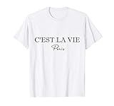 C'est La Vie White Tshirt Women T-Shirt | Amazon (US)