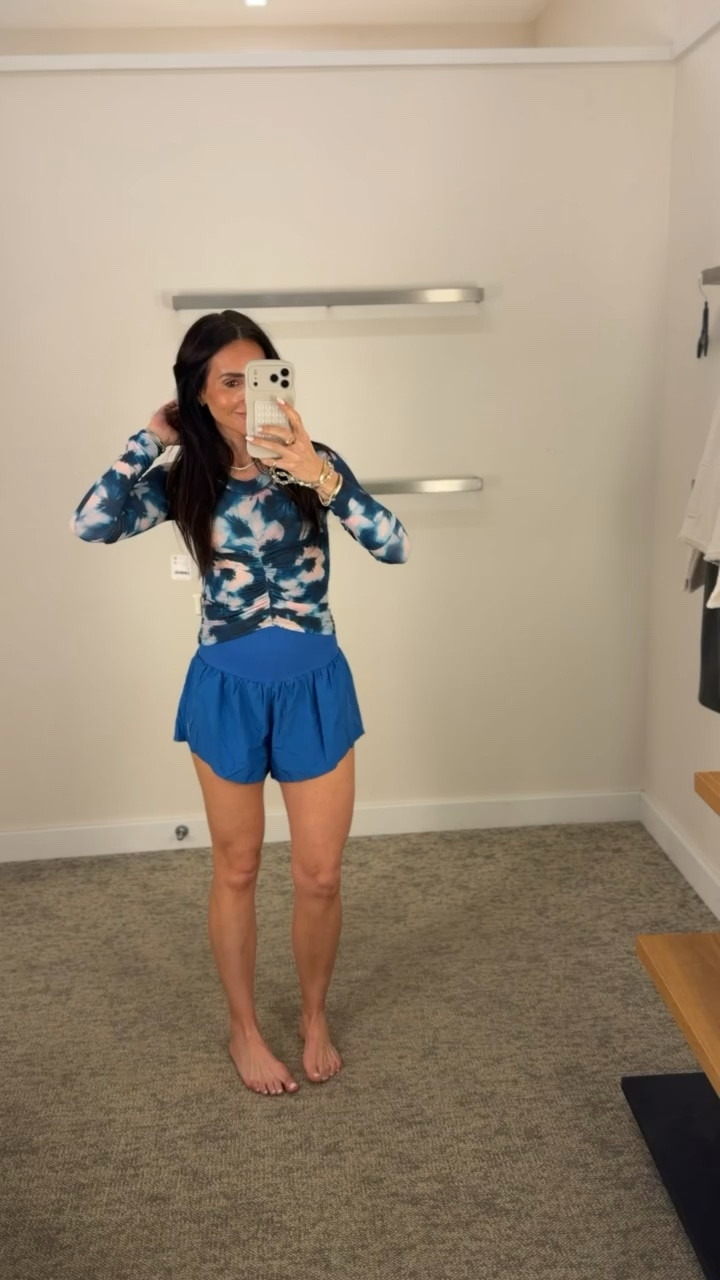 Elaveted athleisure outfit, XS top, s shorts.

FP Movement, free people, athletic style, walking outfit, running outfit, annabrstyle.

#LTKActive #LTKOver40