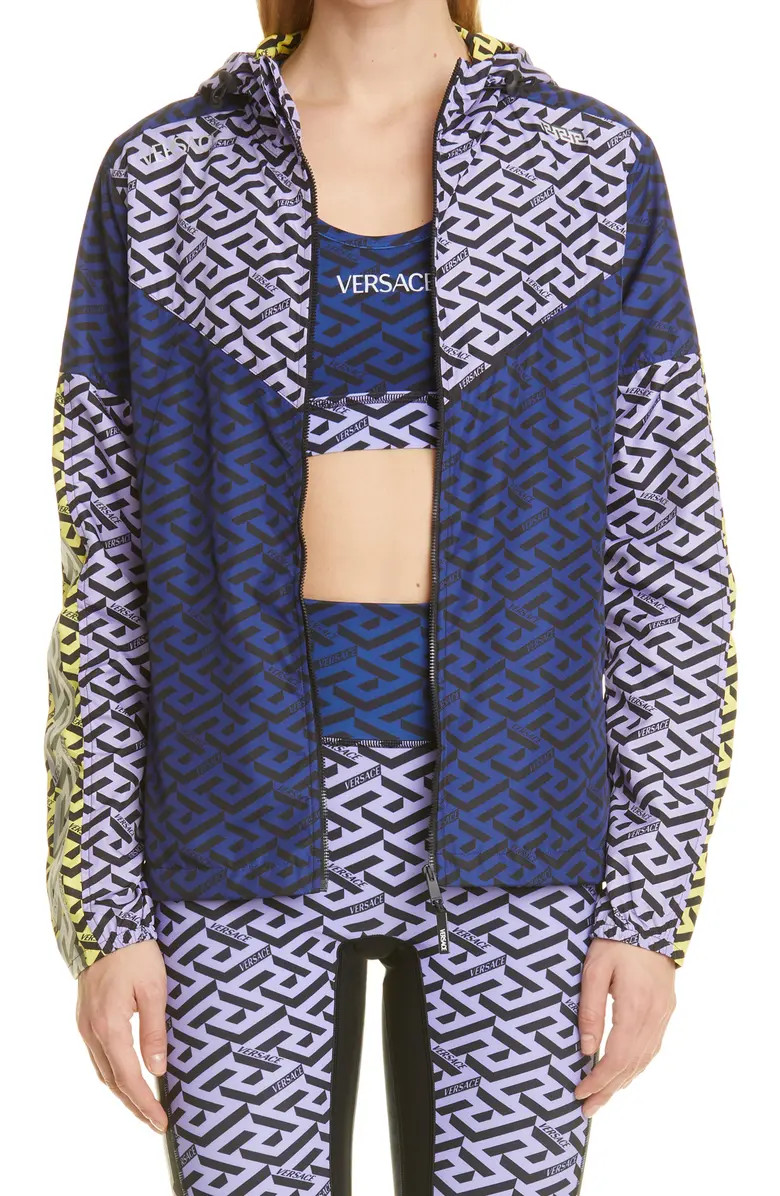 Versace First Line Versace Greca Signature Windbreaker | Nordstrom | Nordstrom