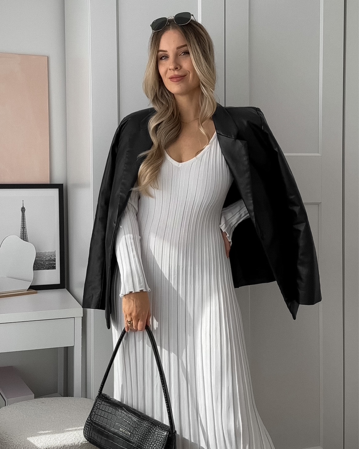 12/30 Days of Winter Outfit Ideas - white ribbed dress, leather look blazer and white boots on tiktok https://www.tiktok.com/t/ZSLmatUuG/ 

#LTKSeasonal #LTKaustralia #LTKstyletip