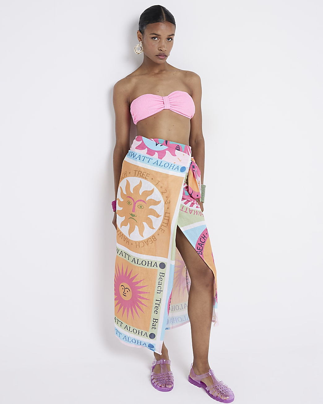 Pink Juju Caged Jelly Sandals | River Island UK & IE