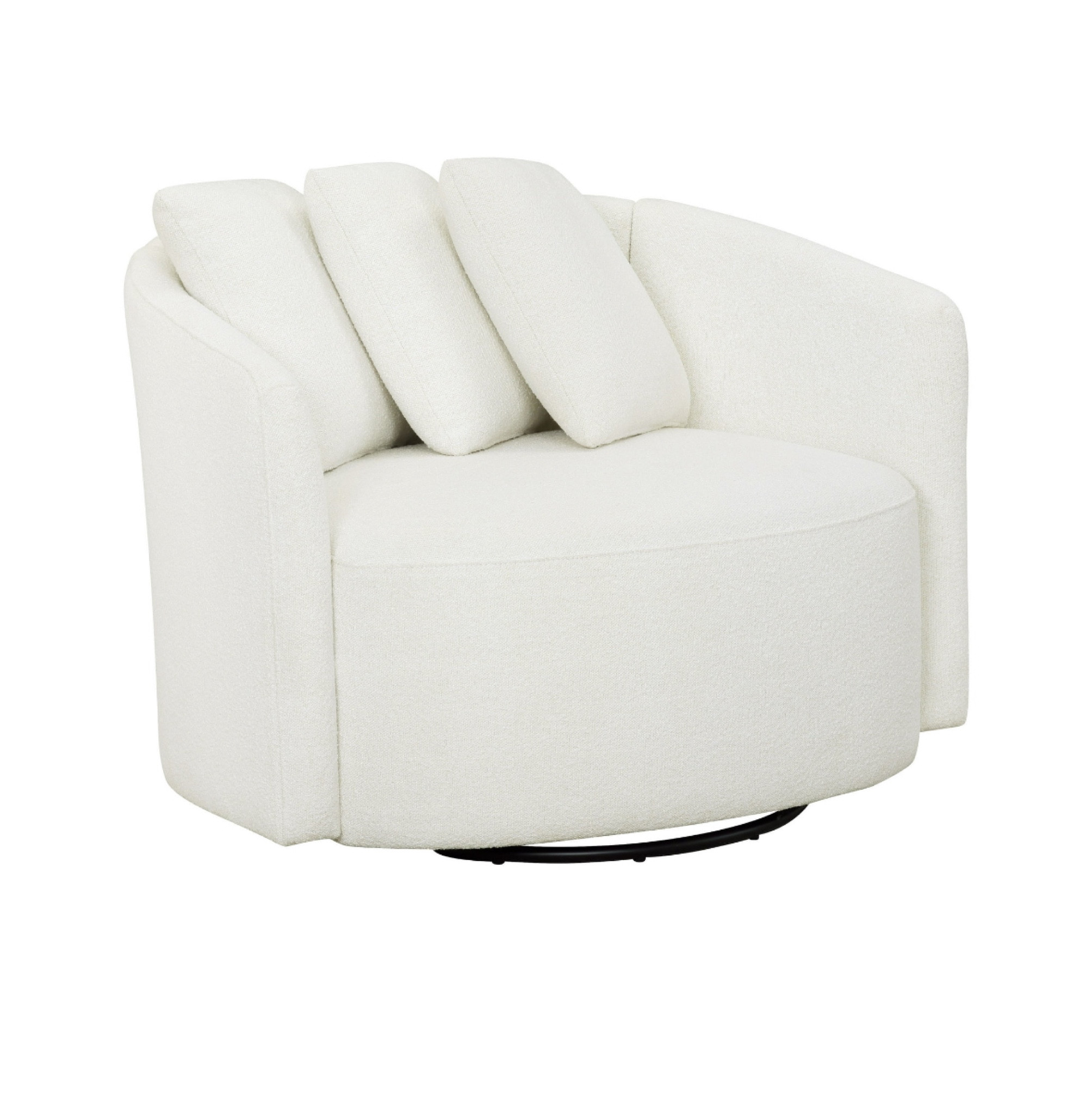 This oversized Boucle swivel accent chair is everything! The Drew chair by Beautiful is the perfect addition to your space! 
Drew Chair | Swivel Chair| Beautiful |Living Room | Family Room| occasional Chair | 

#LTKhome #LTKstyletip #LTKMostLoved