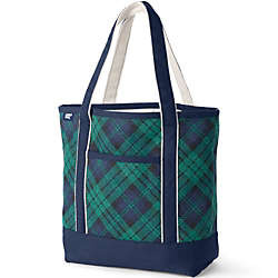 Medium Print Open Top Canvas Tote Bag | Lands' End (US)