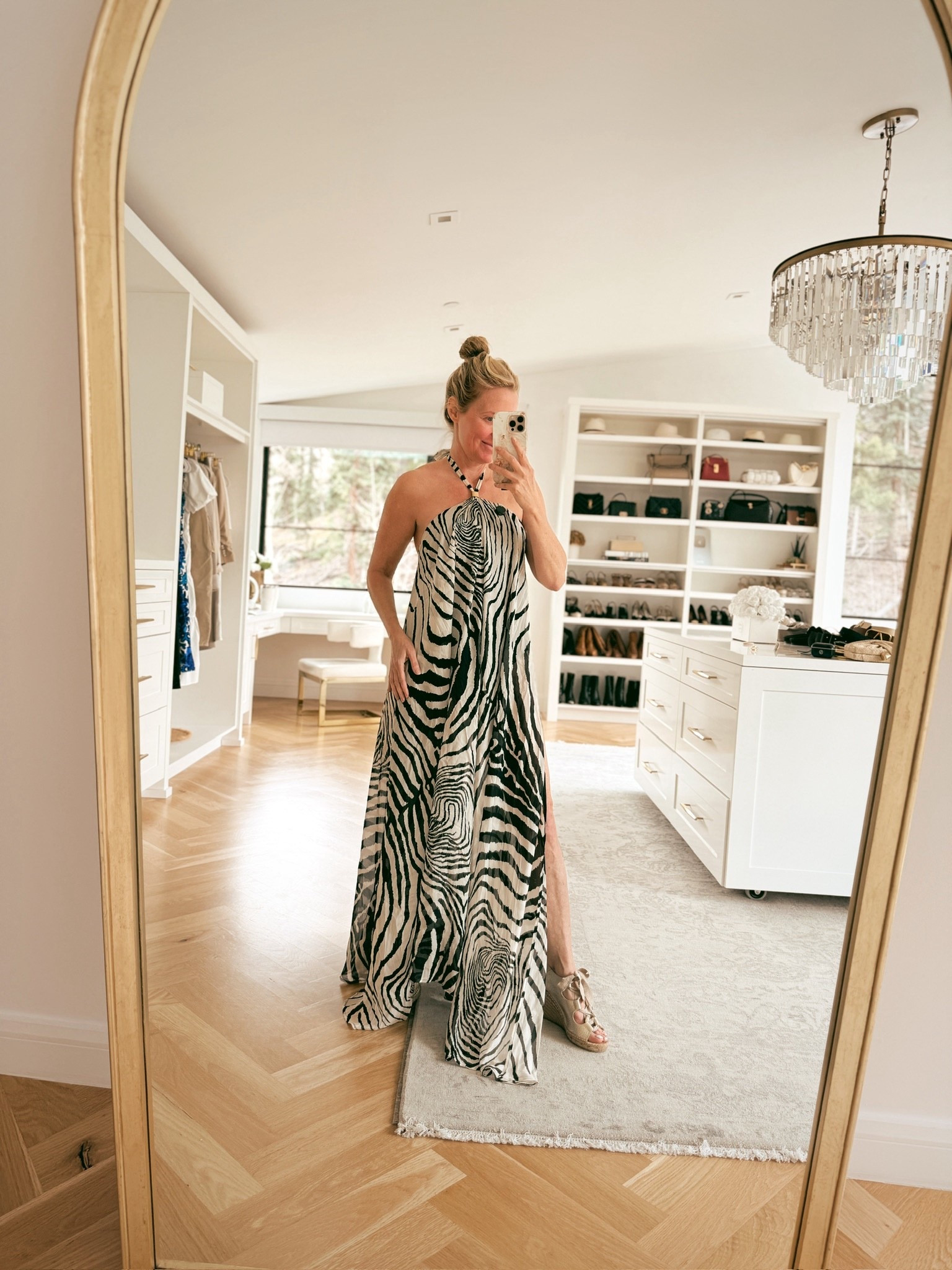 This halter neck flowy zebra print dress is a showstopper for summer

#LTKTravel #LTKSeasonal
